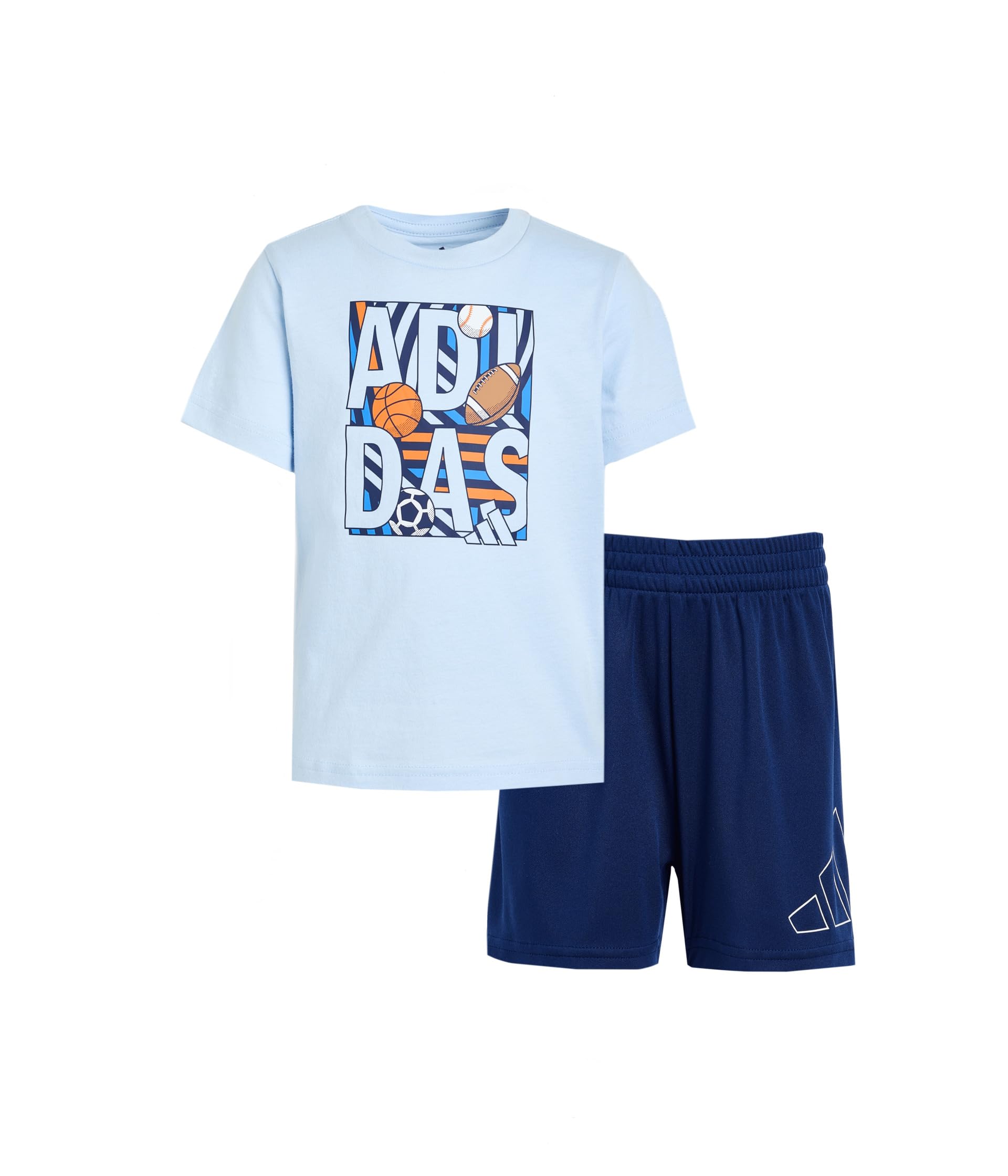 Essential Cotton Graphic Tee Shorts Set (Infant)