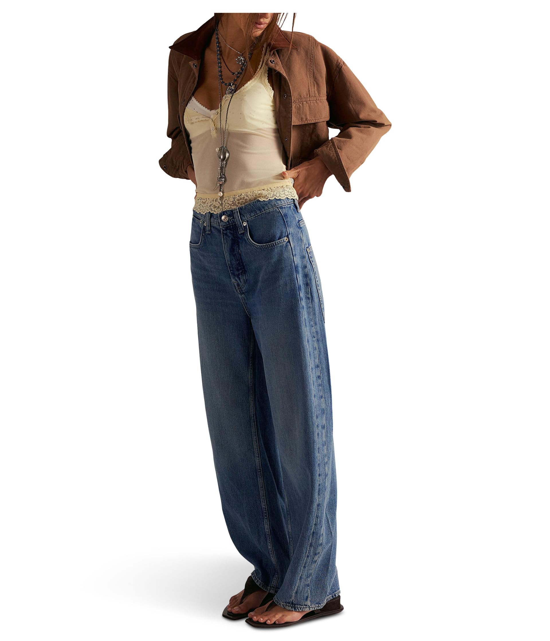 We The Free Truro Baggy Puddle Jeans