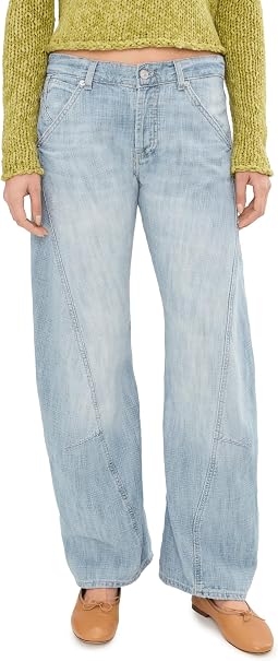 We The Free Highland Low Rise Bowed Jeans