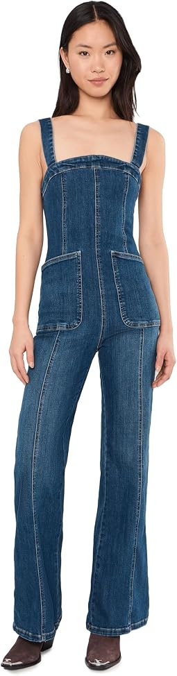 Free People Sun's Out комбинезон с расклешенными штанинами
