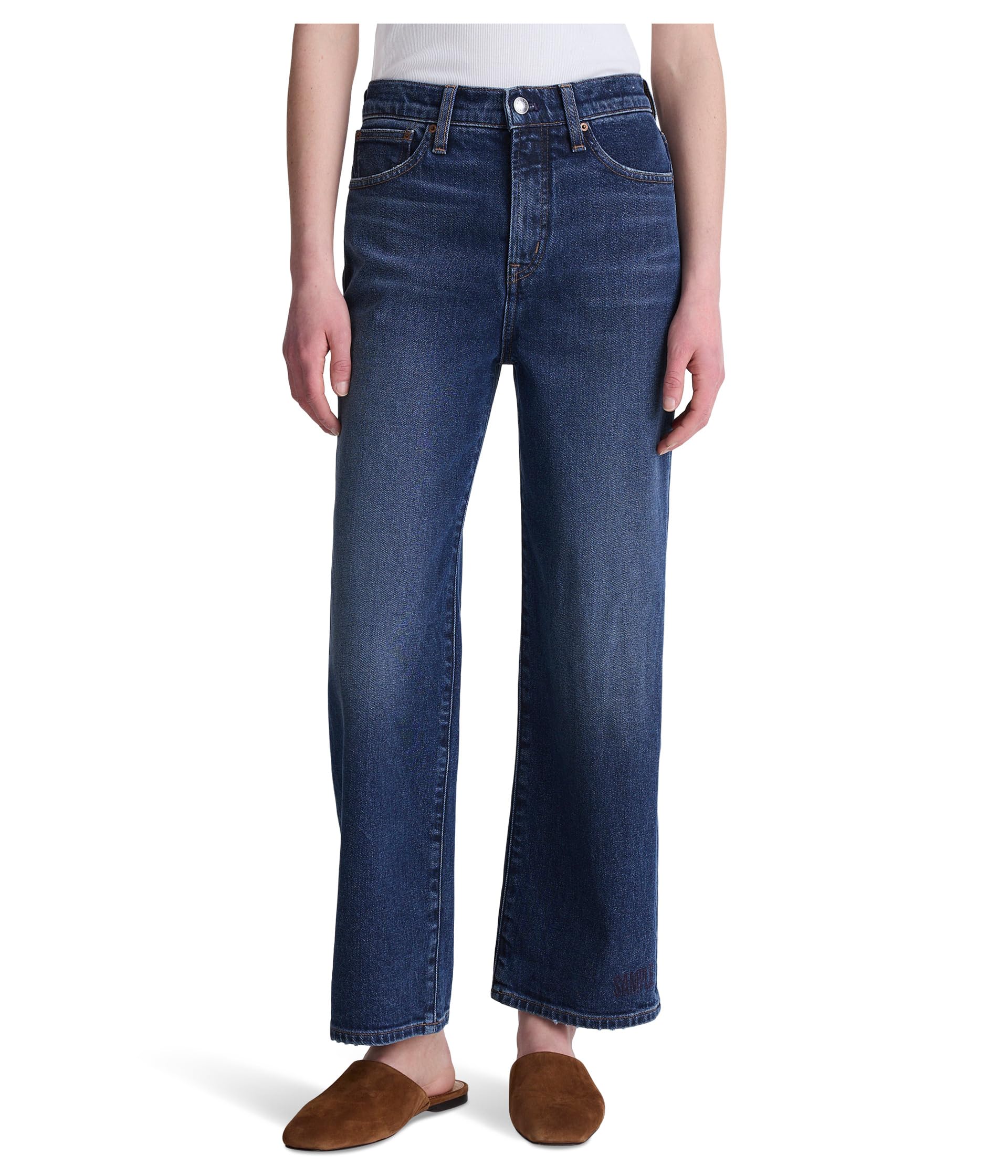 The Perfect Vintage Wide-Leg Crop Jean