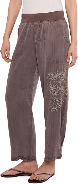 Брюки XCVI Embroidered Carrel Crop