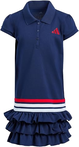 Платье-поло adidas Kids Ruffle Polo Dress