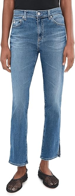 Джинсы AG Jeans Mari Mid-Rise Slim Straight Crop 15 Years Prague