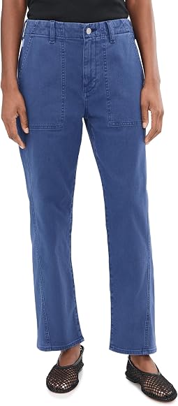 Женские брюки Analeigh Mid-Rise Utility в цвете Sulfur Pacific Navy