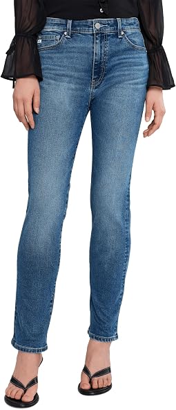 Джинсы Mari Mid-Rise Slim Straight в цвете Charmed