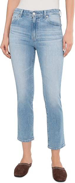 Джинсы AG Jeans Mari Mid-Rise Slim Straight Crop