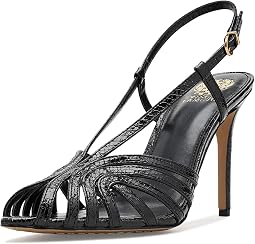 Hannie Caged Toe Slingback Peep Toe Sandals