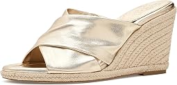 Fisella Cross Band Espadrille Wedge Sandals