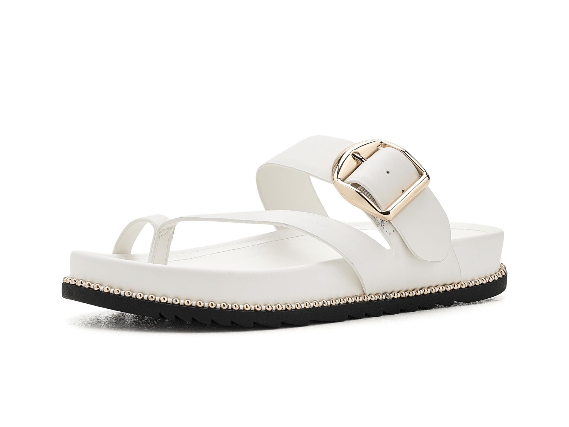 Camilo Toe Loop Buckle Band Slide Sandals