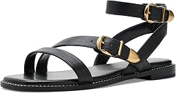 Neiko Double Buckle Strappy Flat Sandals