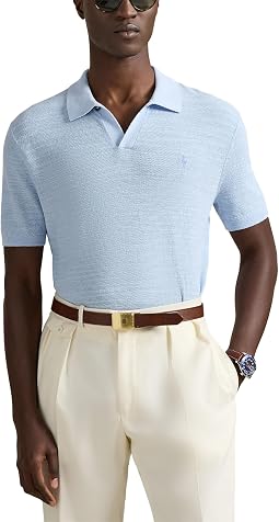 Джемпер из текстурированного хлопка-льна Polo Ralph Lauren