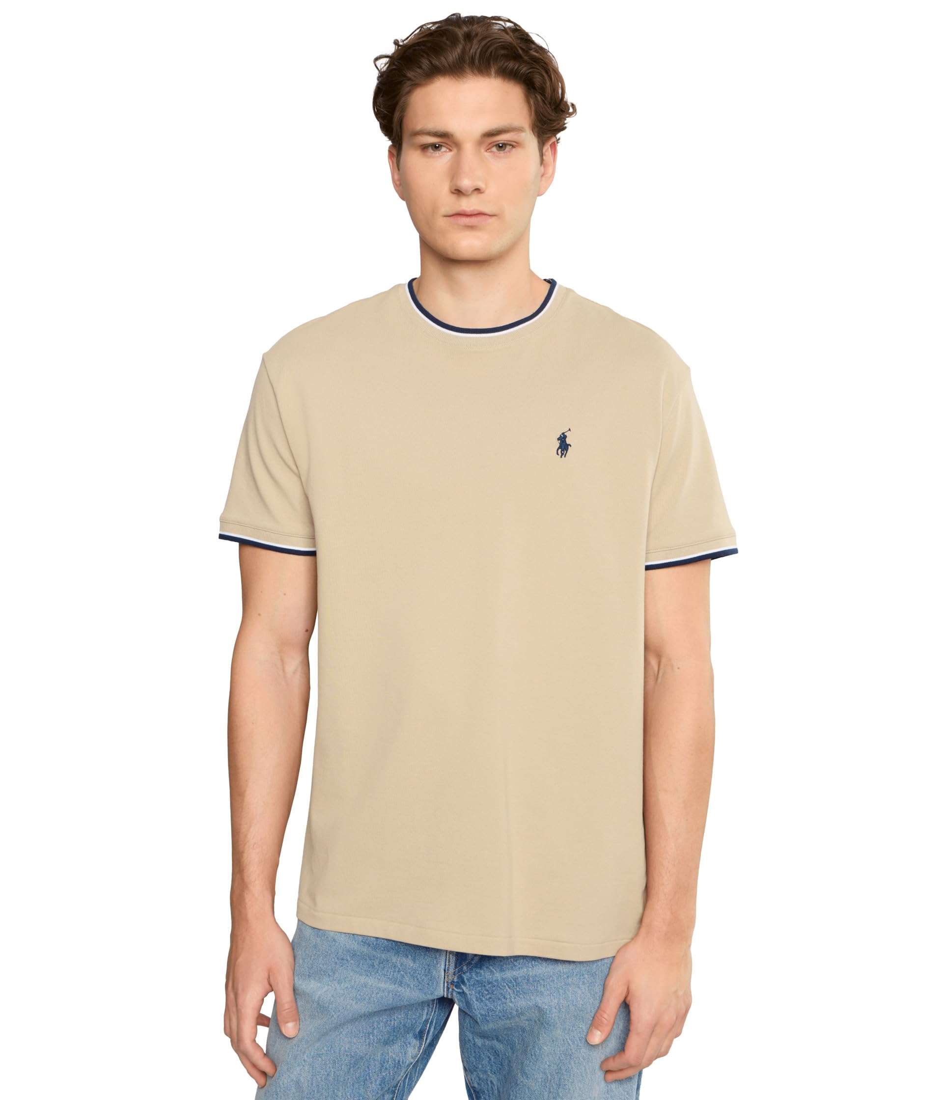 Classic Fit Stretch Mesh T-Shirt