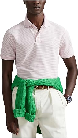 Поло Polo Ralph Lauren Custom Slim Striped Stretch Mesh