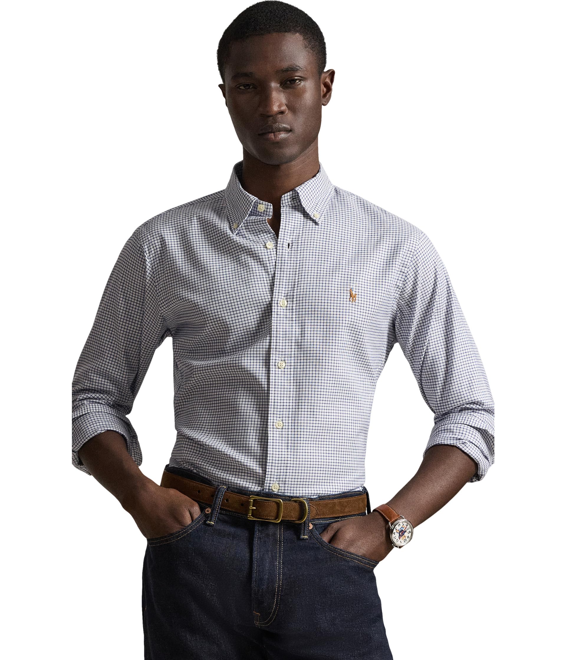 Classic Fit Performance Oxford Shirt Мужской