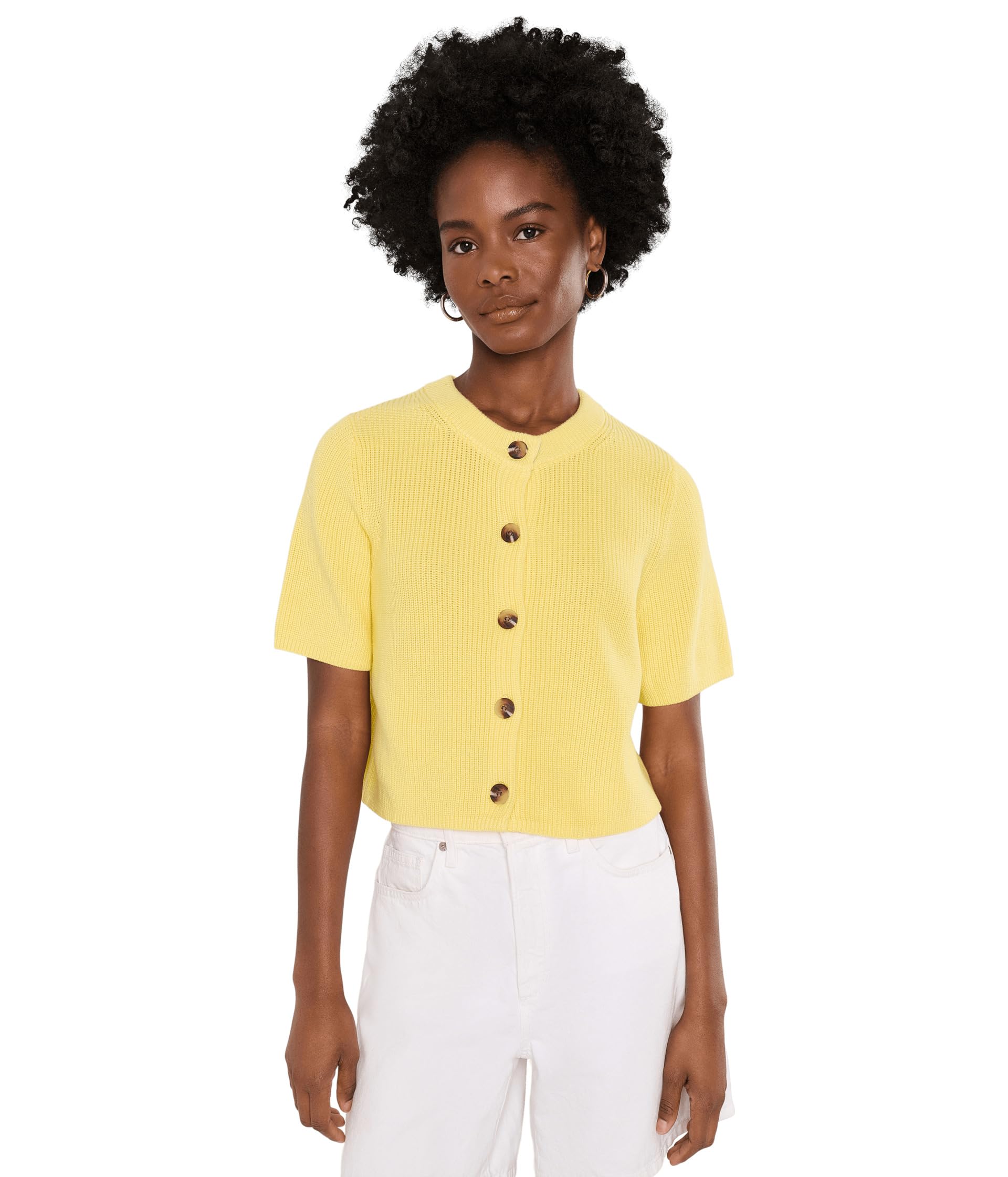 Ginevra Short Sleeve Shaker Cardigan