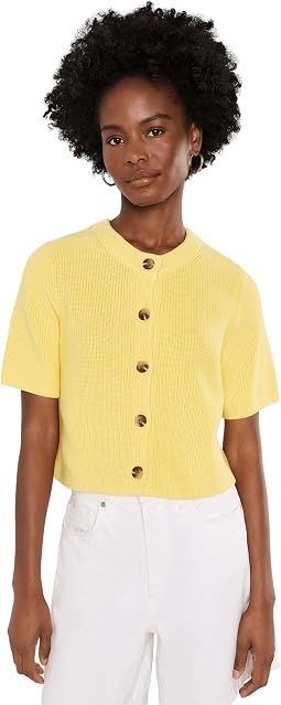 525 america Женский кардиган Ginevra Short Sleeve Shaker