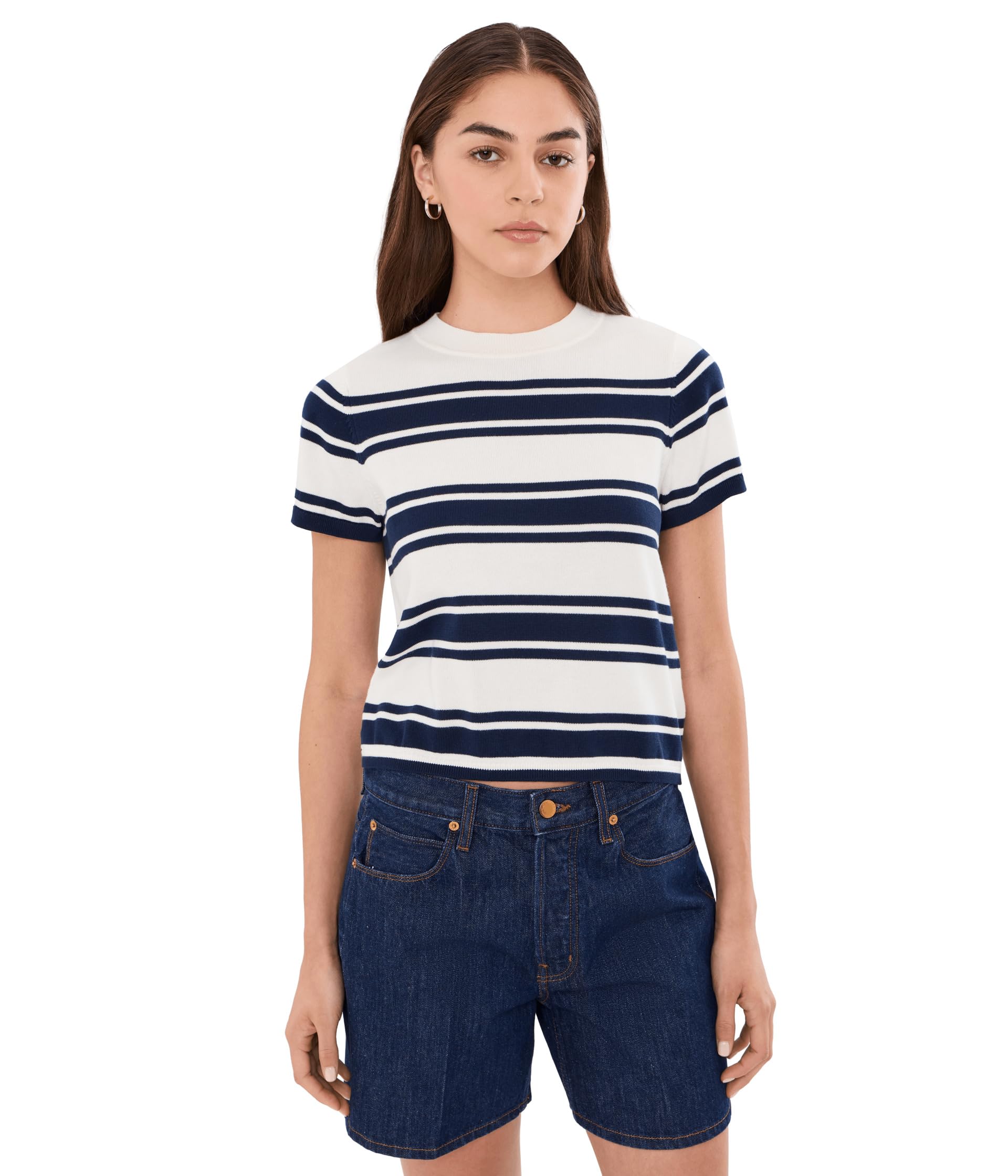 Nerida Striped Sweater Tee