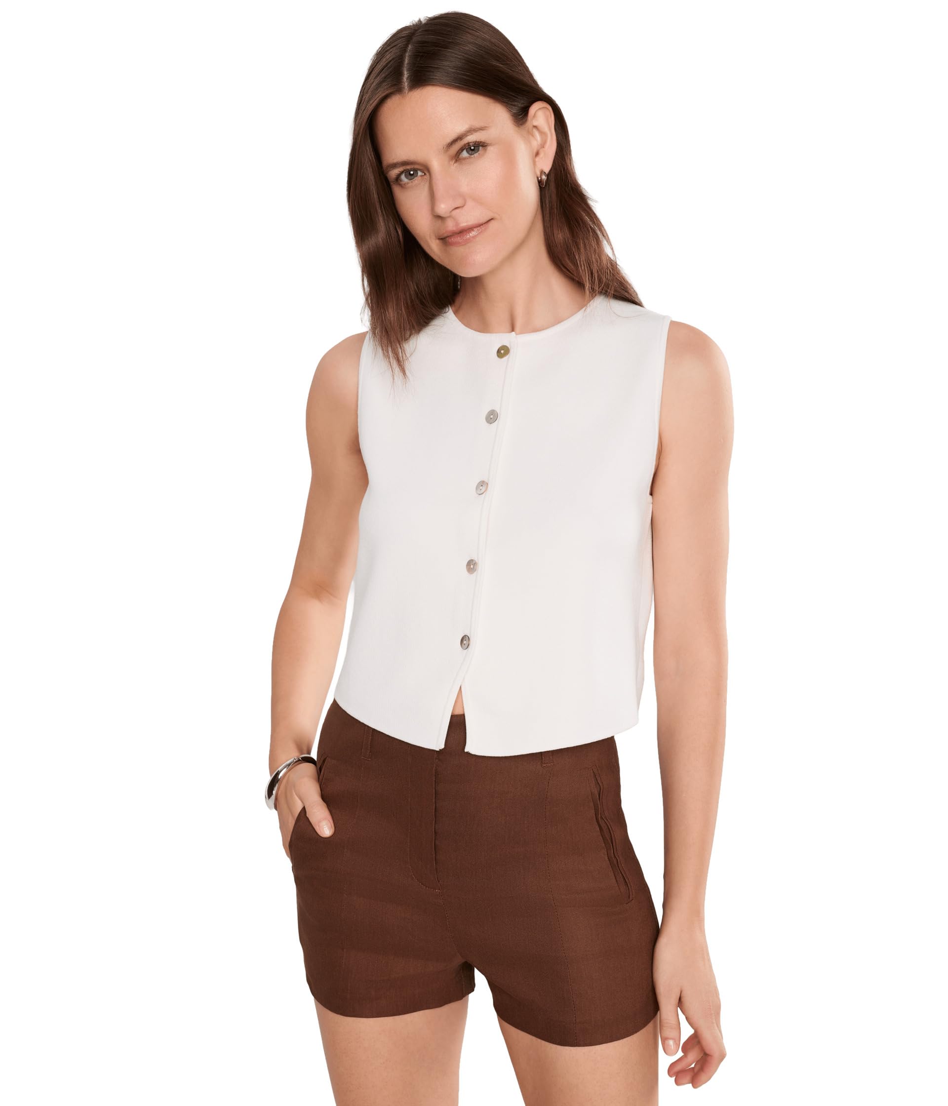 Женский жилет Francesca Button Front