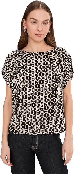 Lacy Diamonds Day Gloss Woven Tee