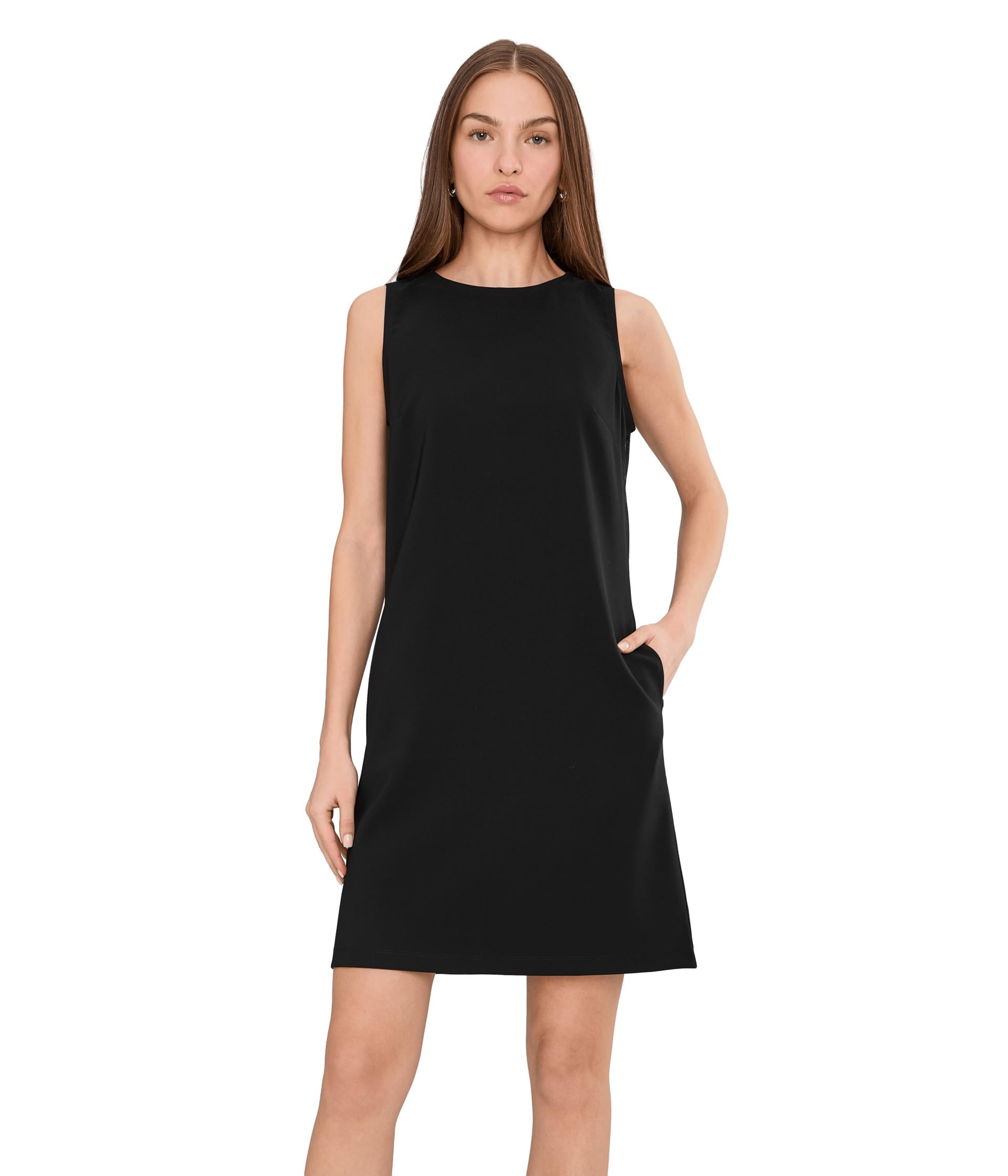 NIC+ZOE облегающее черное мини-платье Sleek Stretch