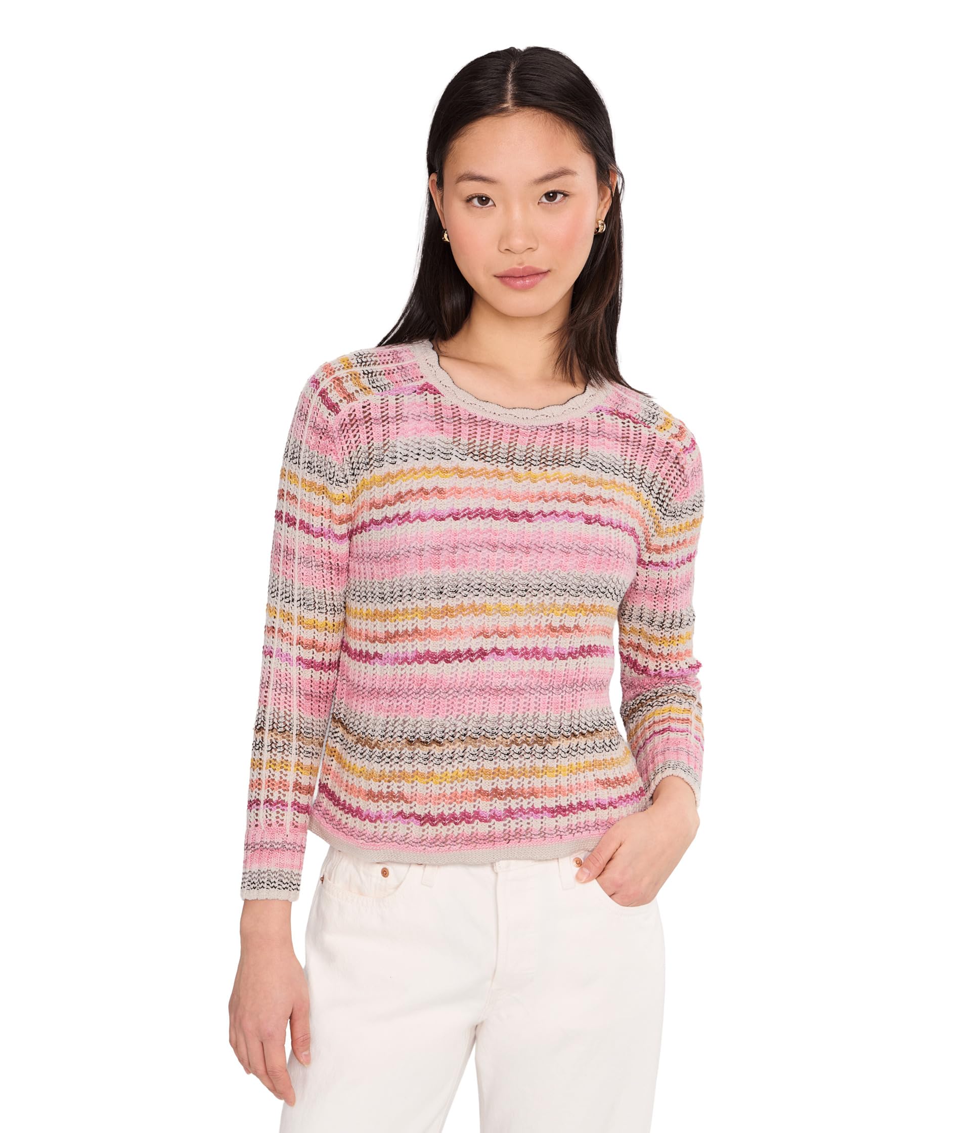 Petite Melange Mix Sweater