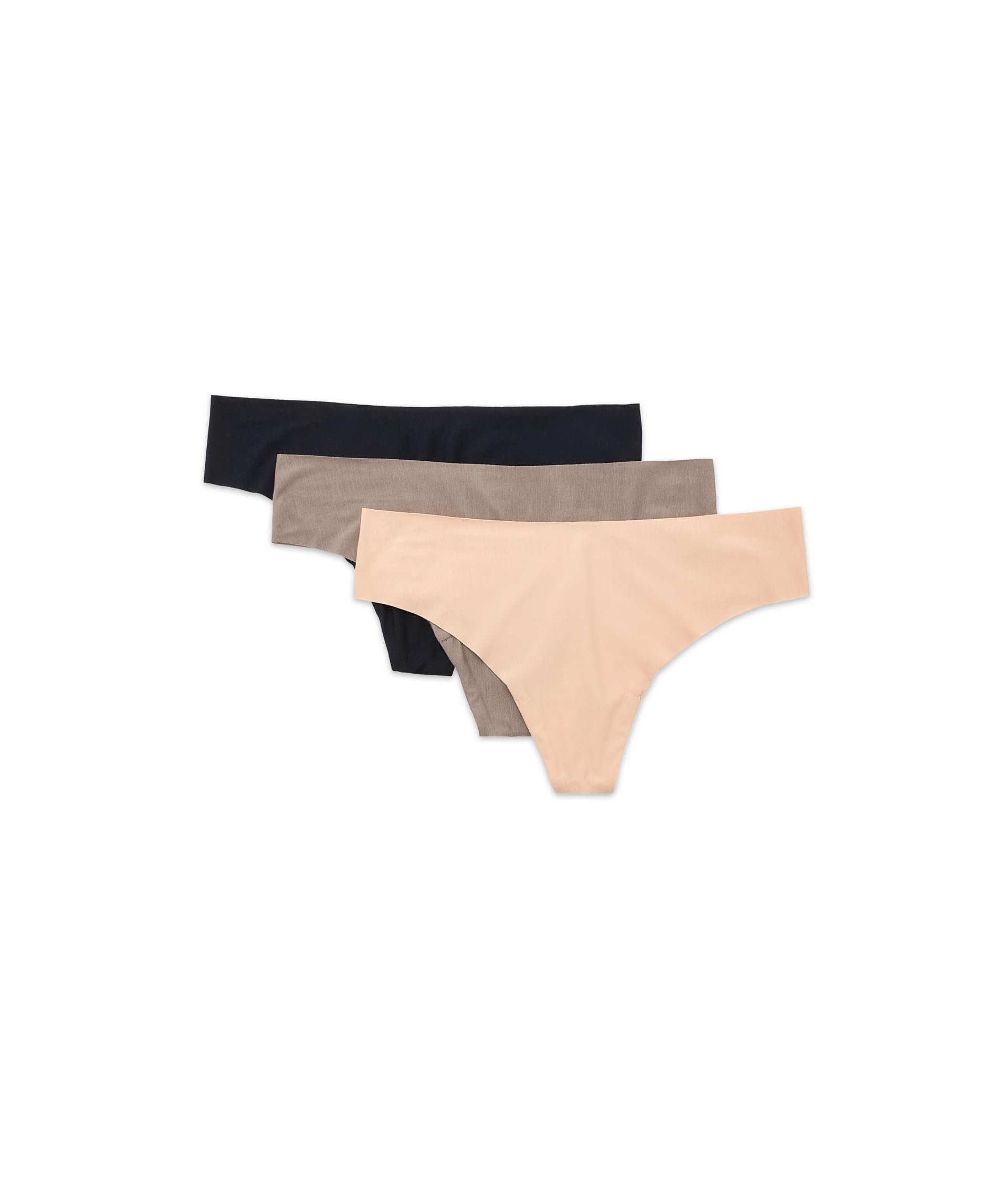 Commando 3PK CT16 BLK TNU TFL женское нижнее белье