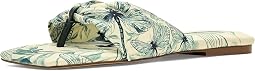 Tia Ruched Printed Sandals