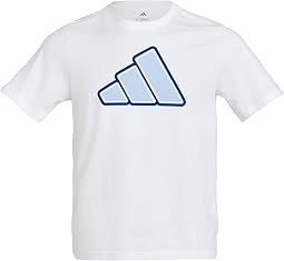 adidas Kids Футболка с двухцветным логотипом (Детский)