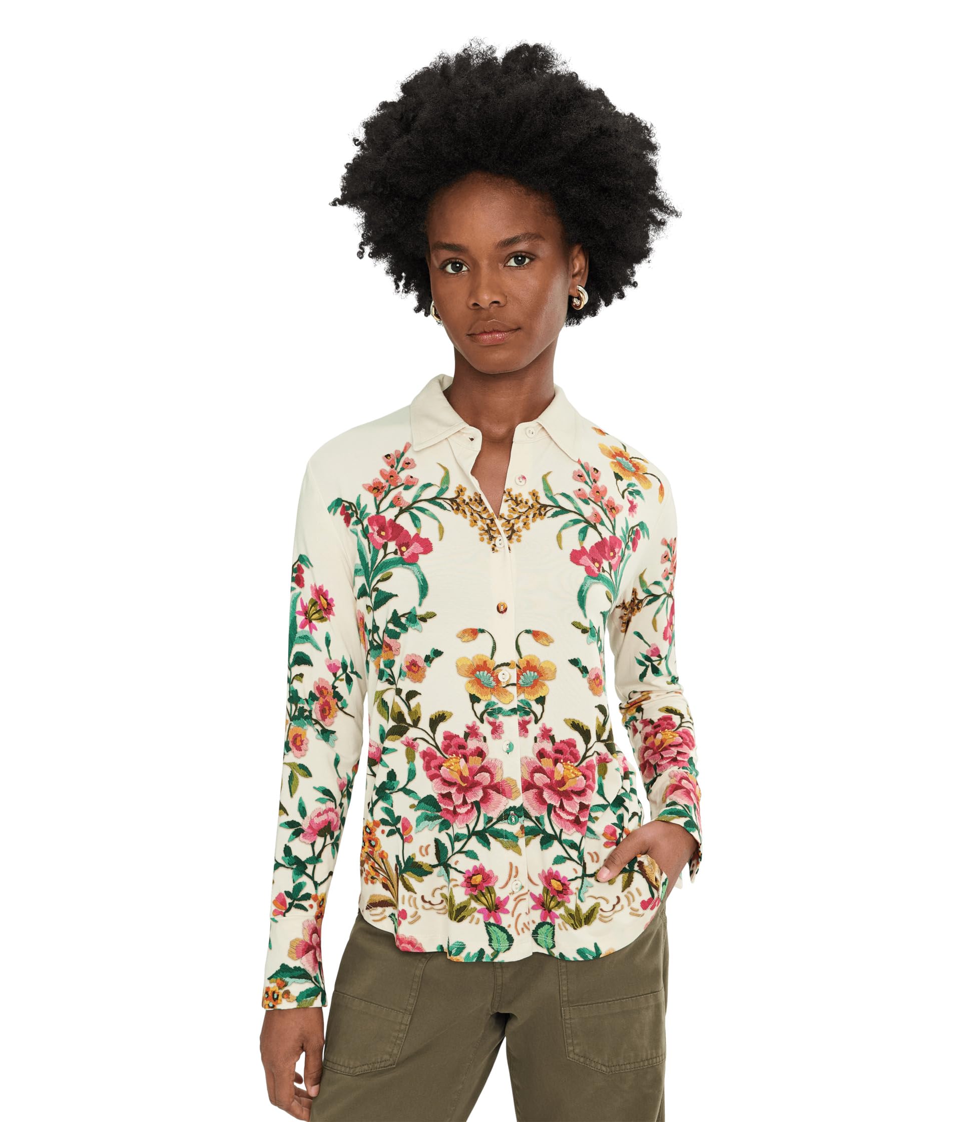 The Janie Favorite Button Front Shirt