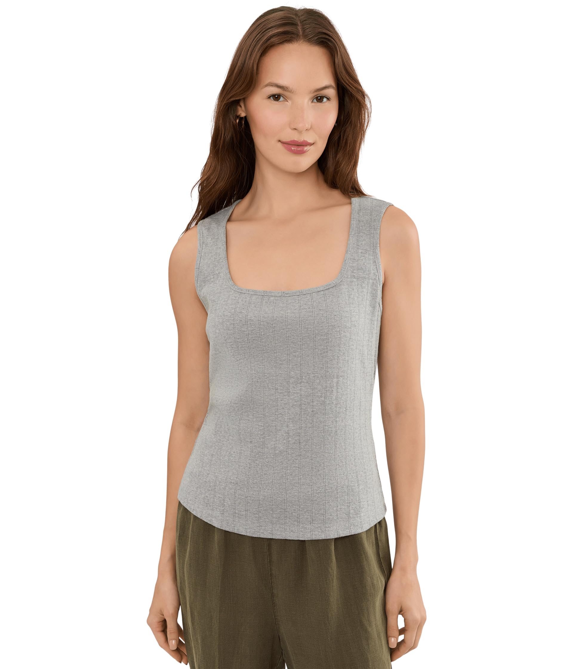 Perla Soft Square Neck Tank