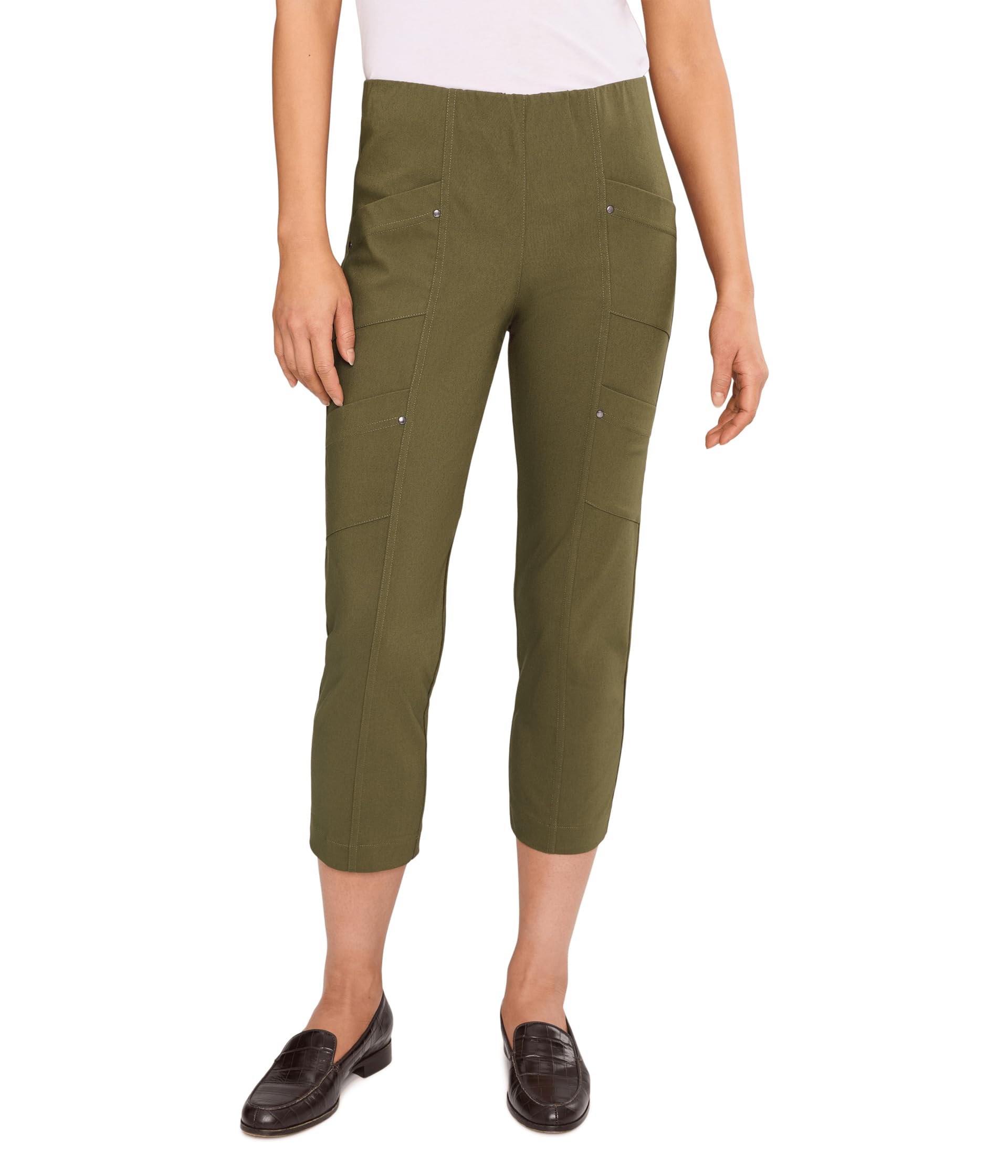 Control Stretch Updated Pull-On Crop Cargo Pants