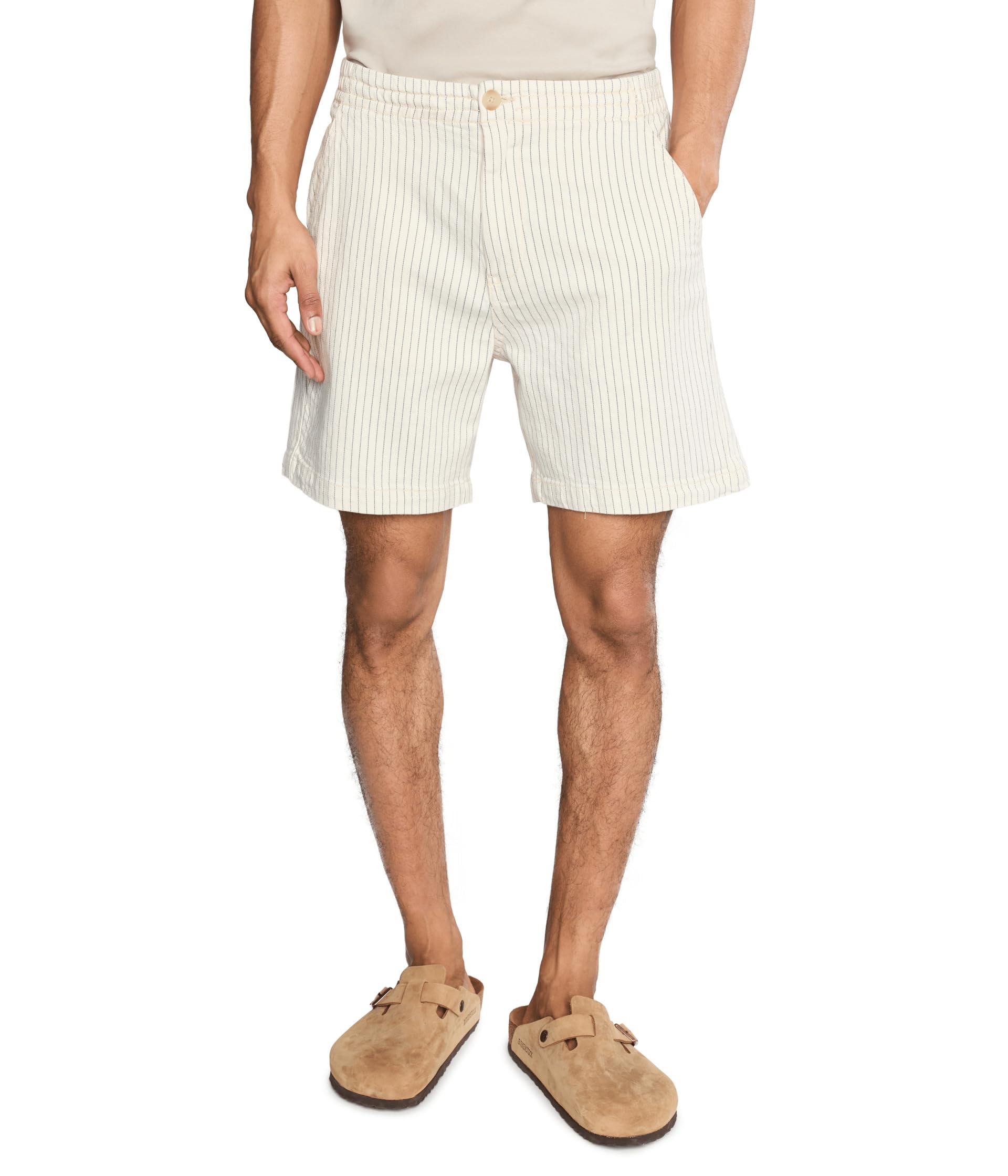 Denim Shorts with Internal Drawstring