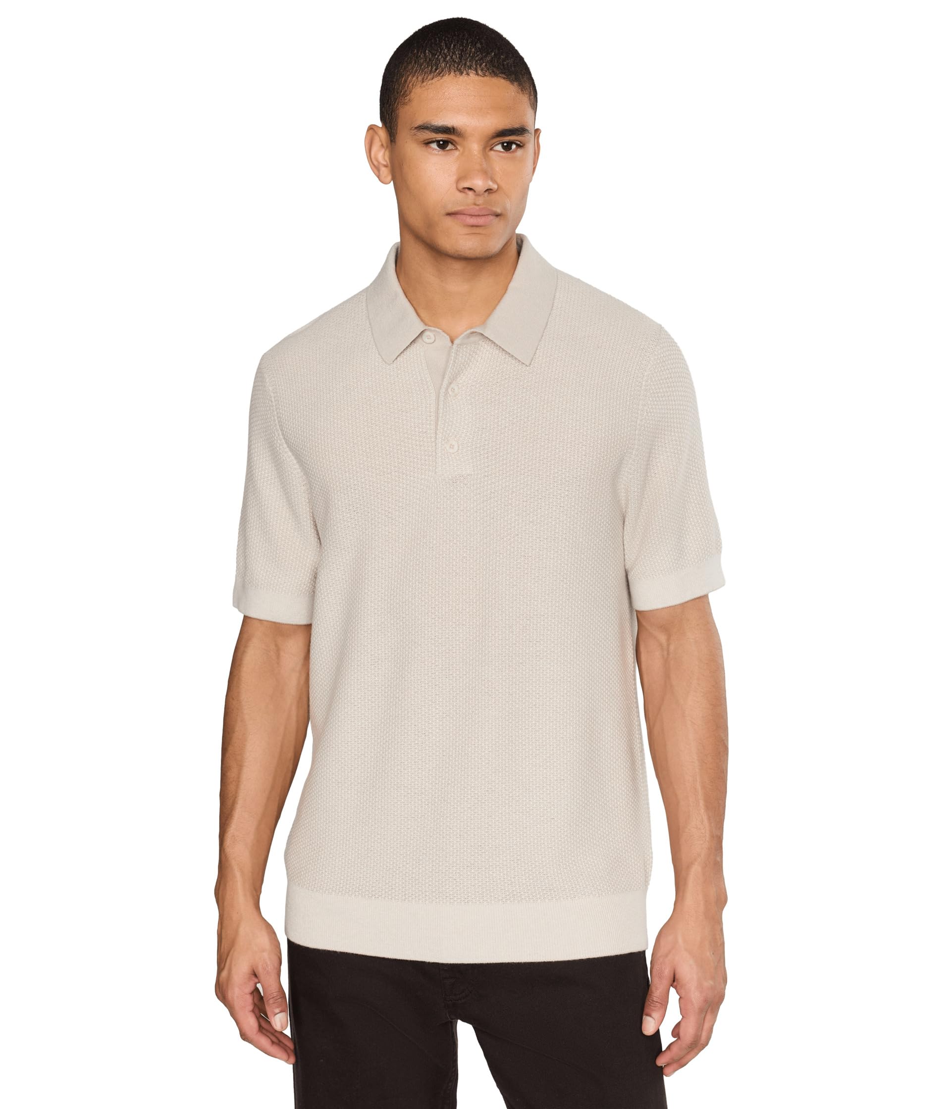 Geo Jacquard Short Sleeve Polo