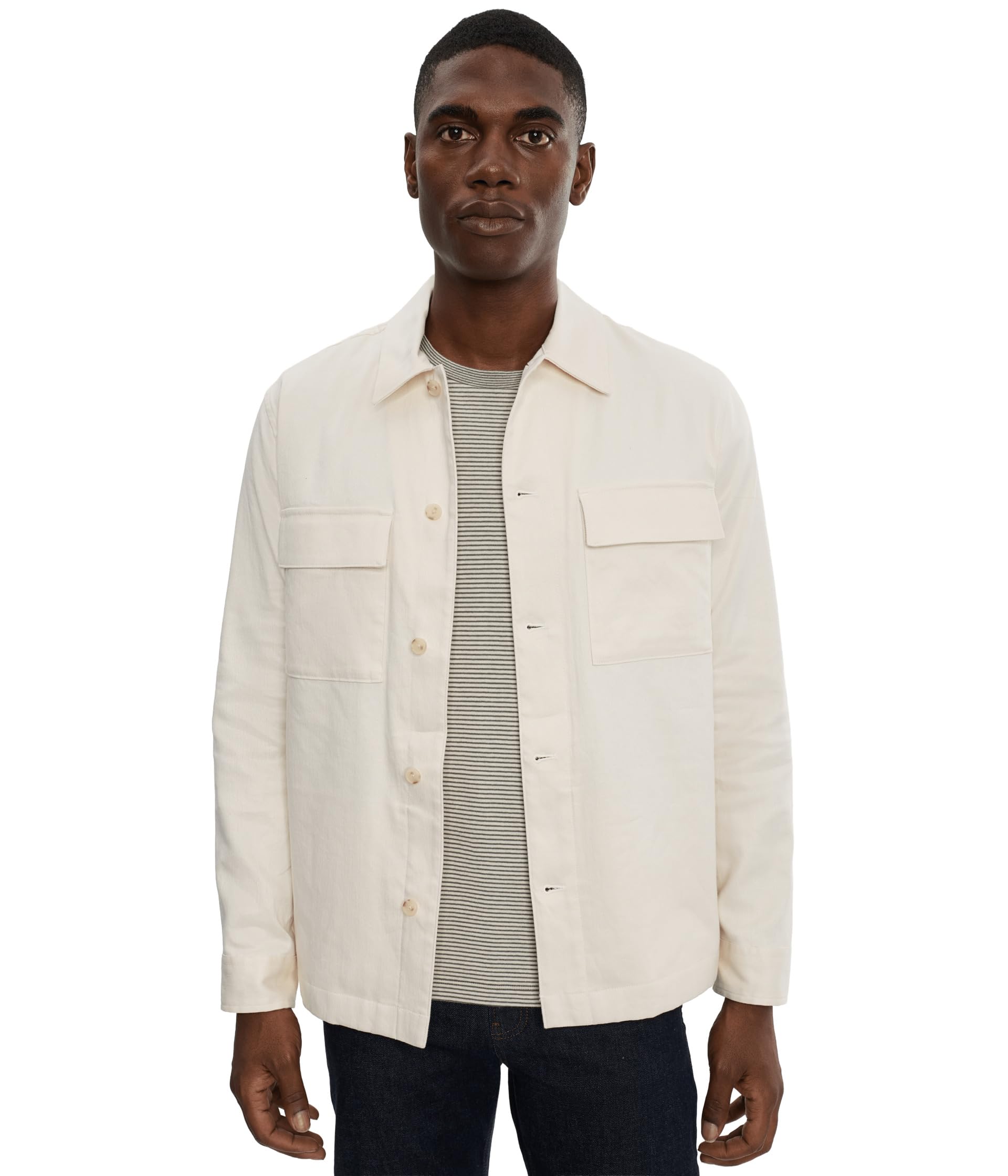 Stretch Linen Chore Coat