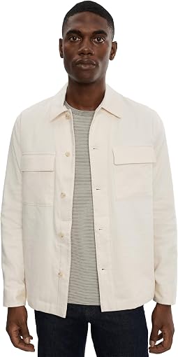 Stretch Linen Chore Coat