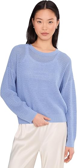 Свитер Petite Peruvian Cotton Blend Crew Neck