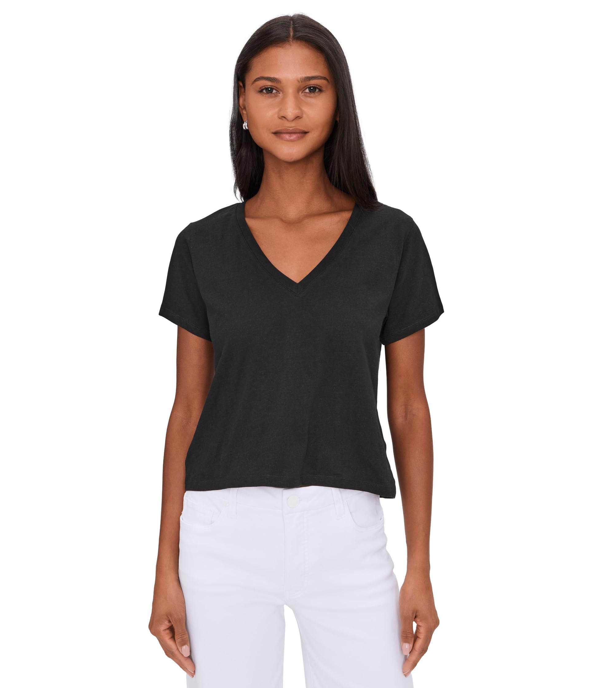 Louisa V-neck Short Sleeves Tee