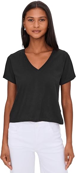 Louisa V-neck Short Sleeves Tee