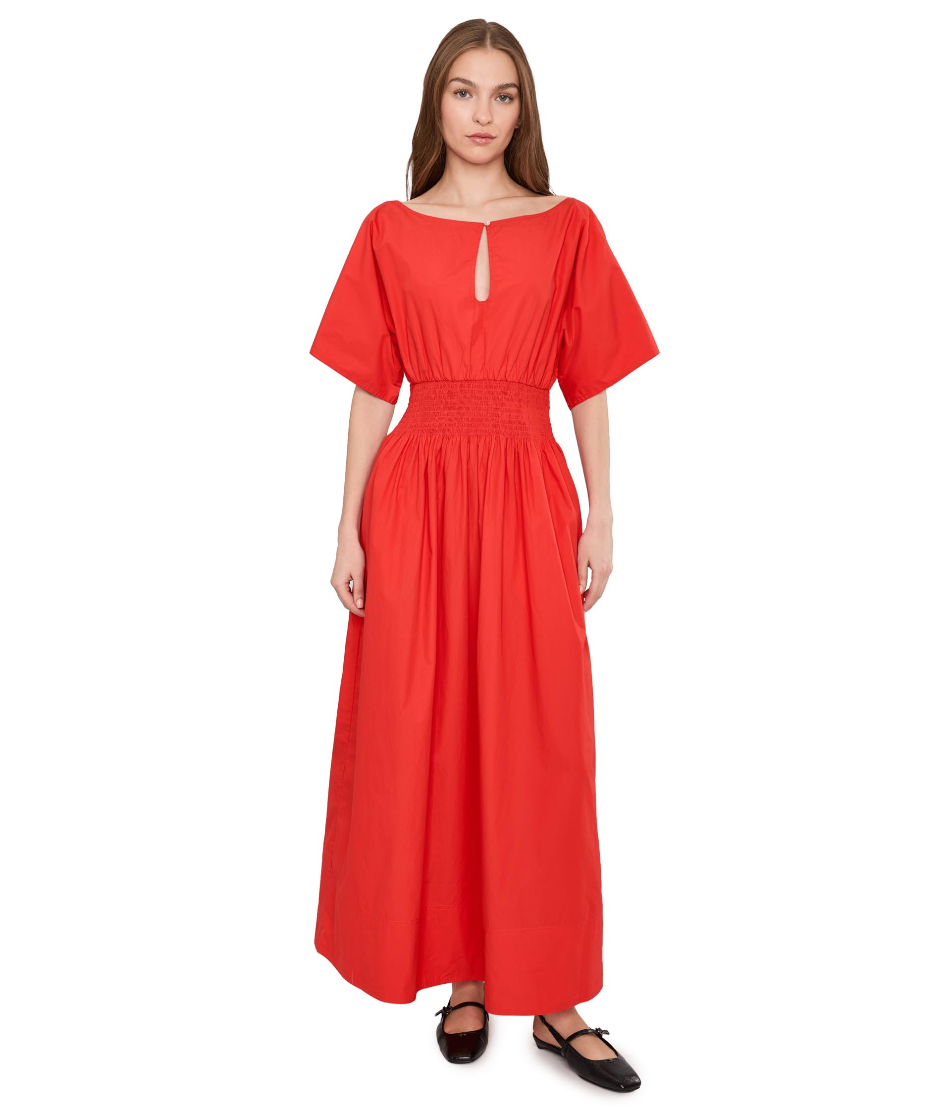 Женское платье Faherty Coastal Poplin Elia Smocked