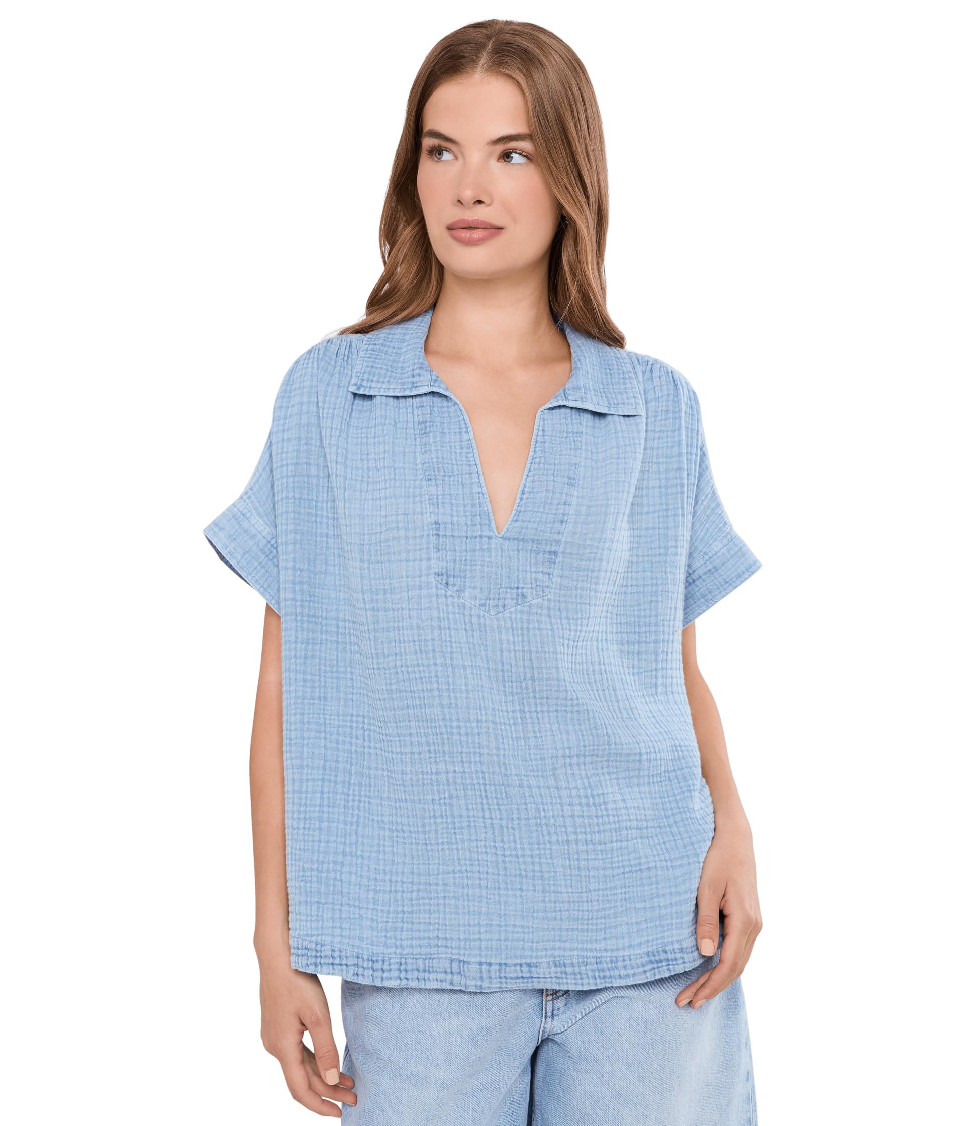 Dune Cotton Gauze Zoe Top