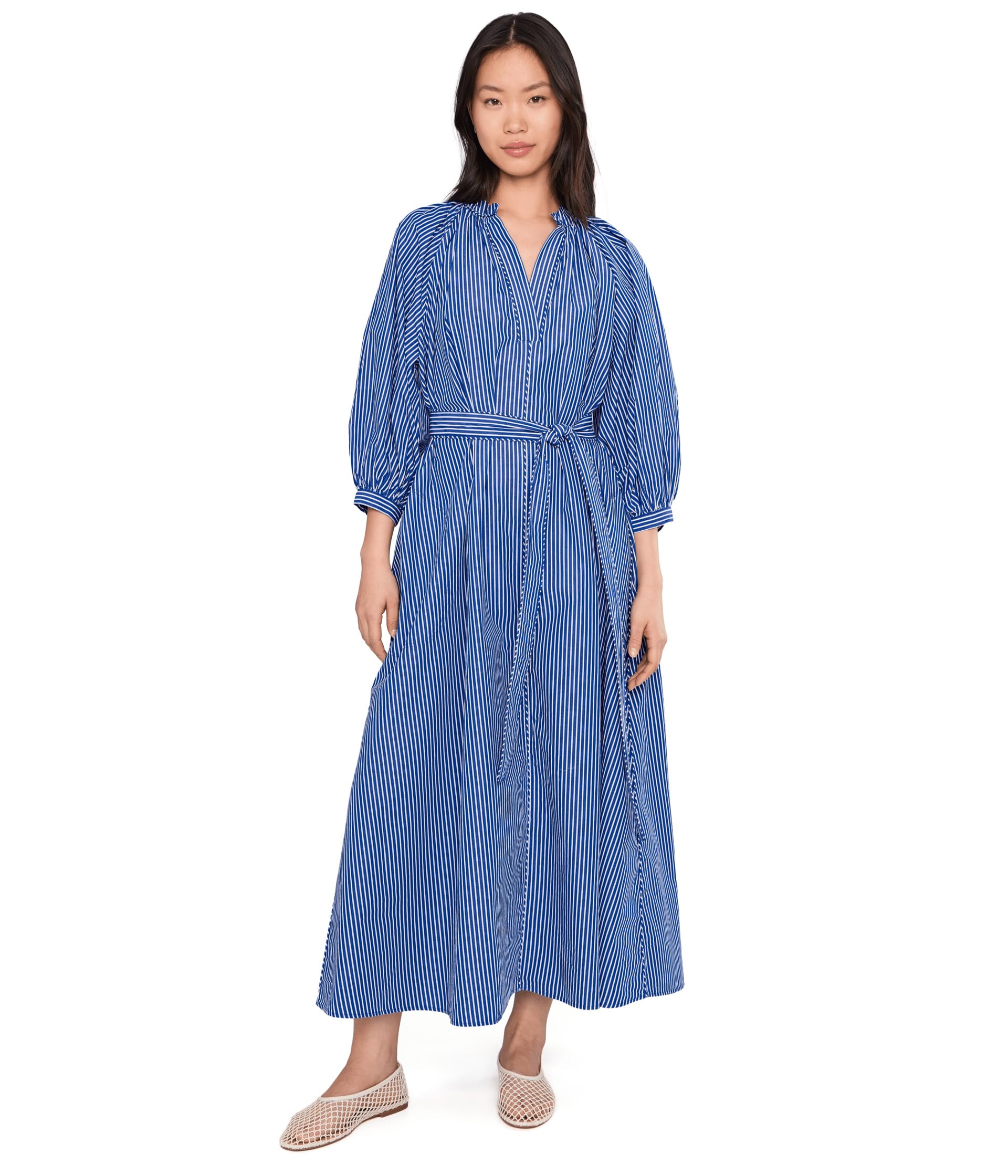 Coastal Poplin Kaia Dress