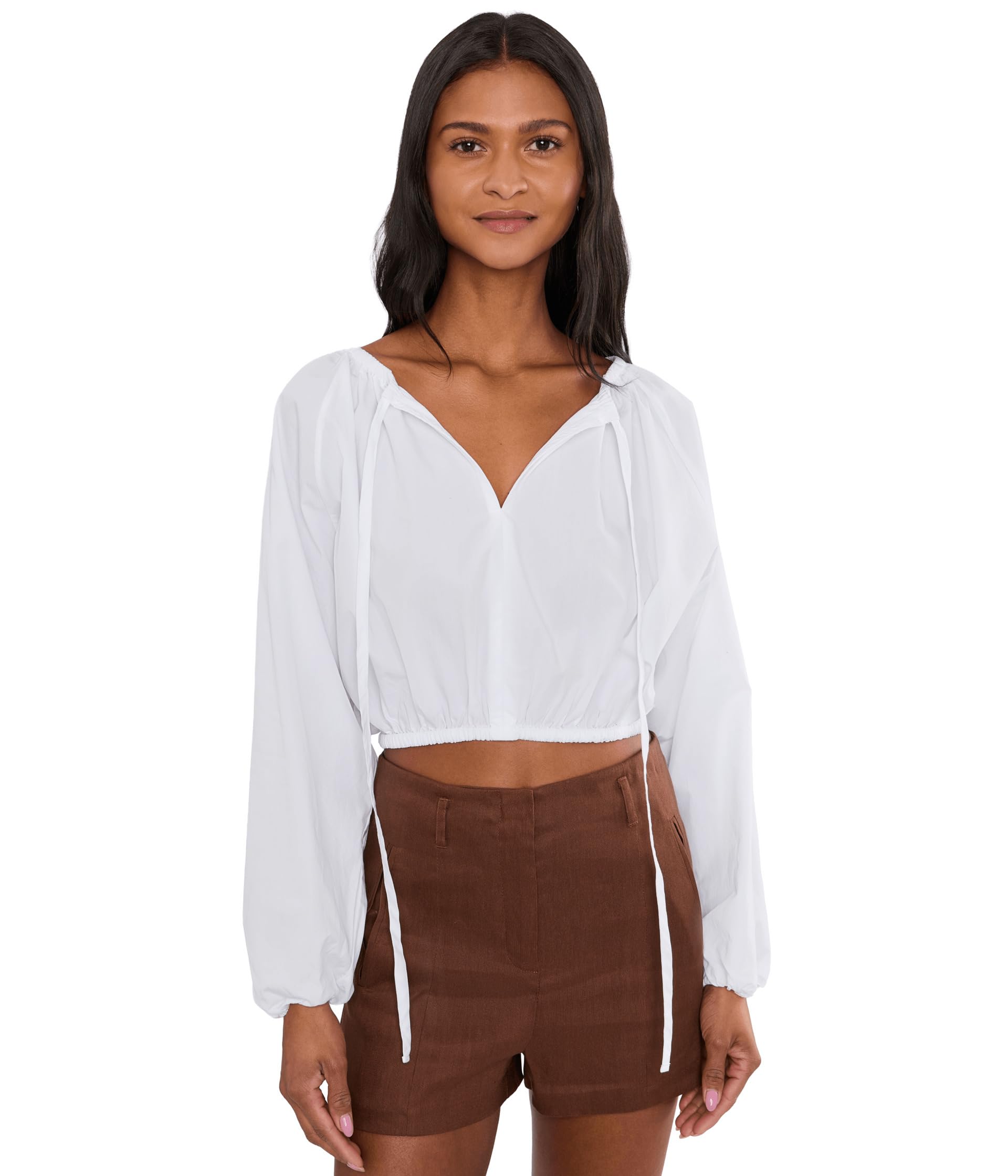 Топ Faherty Coastal Poplin Nera
