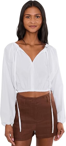 Coastal Poplin Nera Top