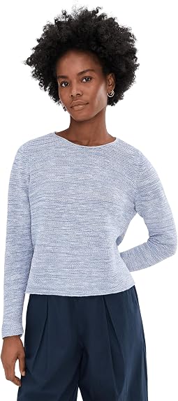 Женский джемпер Petite Organic Linen Cotton Slub Crew Neck