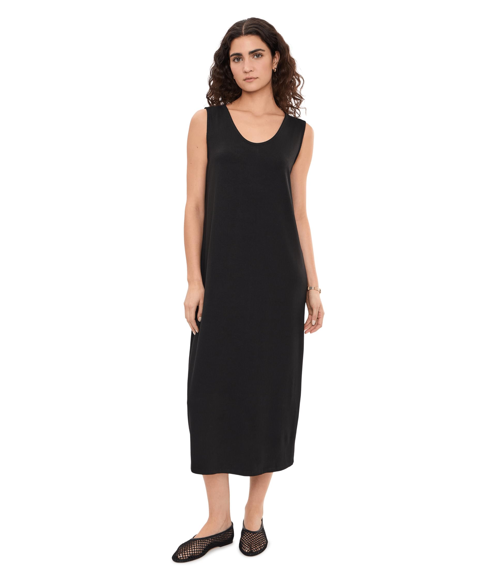 Платье Eileen Fisher V-Neck Full Length Oval