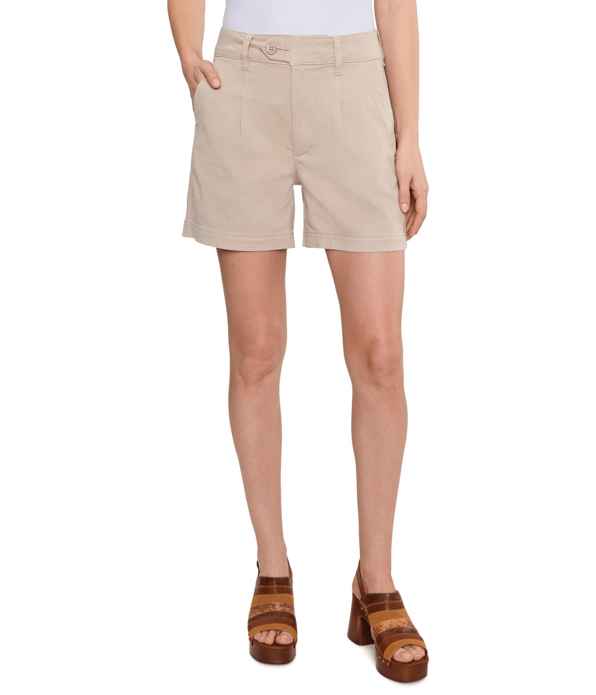 Женские шорты-брюки 5" Mid-Rise Soft Touch Twill Pleated Liverpool Los Angeles