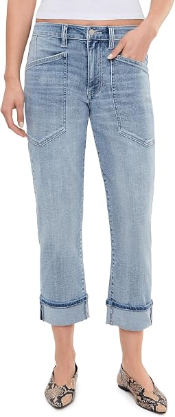 28" Marley Mid-Rise Cropped Girlfriend джинсы