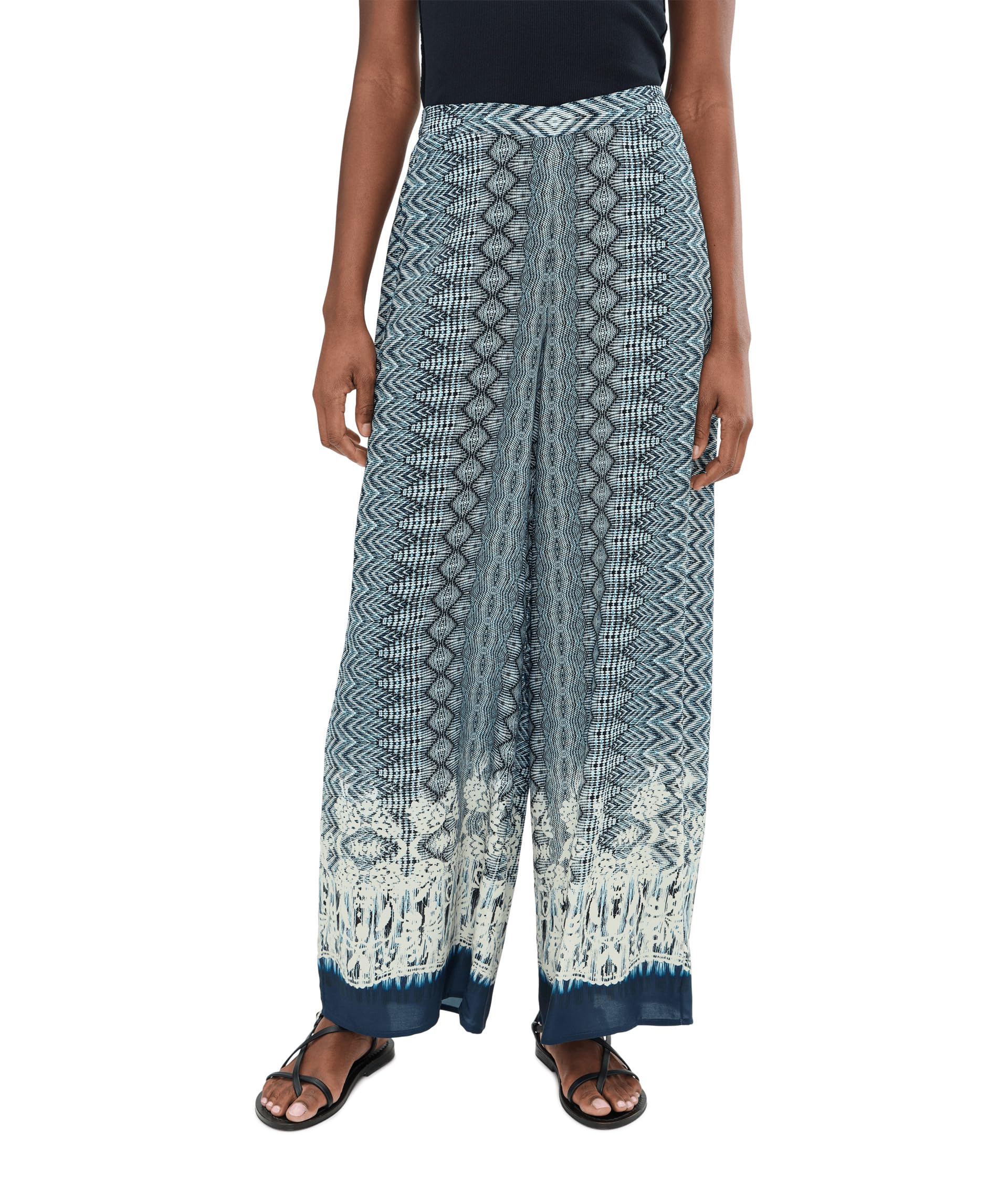 28" Mid-Rise Pull-On Wide Leg Palazzo Pants