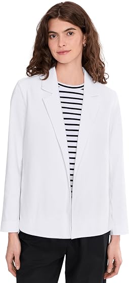 Cotton Blend Ponte Blazer